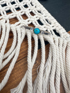 Kingman & Moonstone Ear Bar
