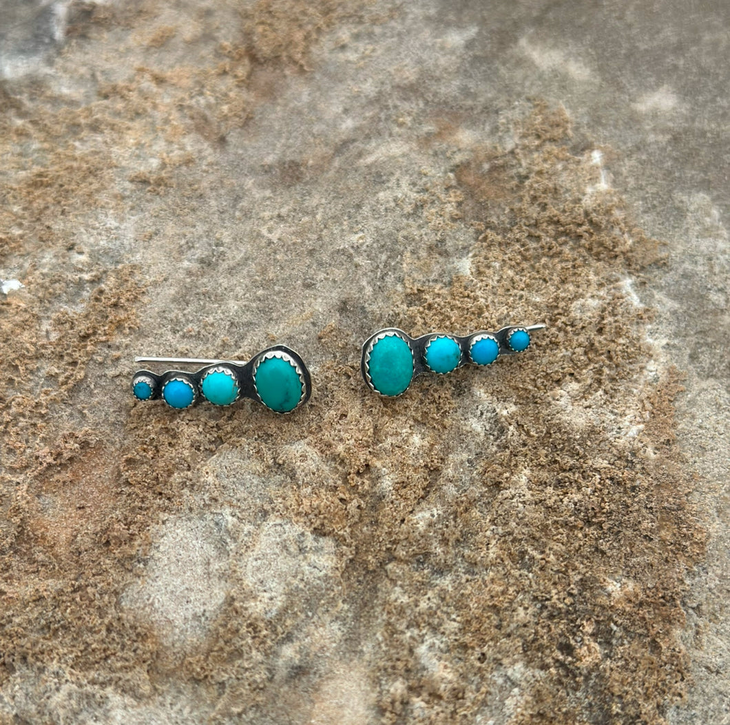 Kingman Turquoise Ear Crawler - 6