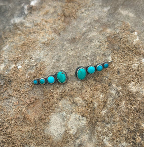 Kingman Turquoise Ear Crawler - 10
