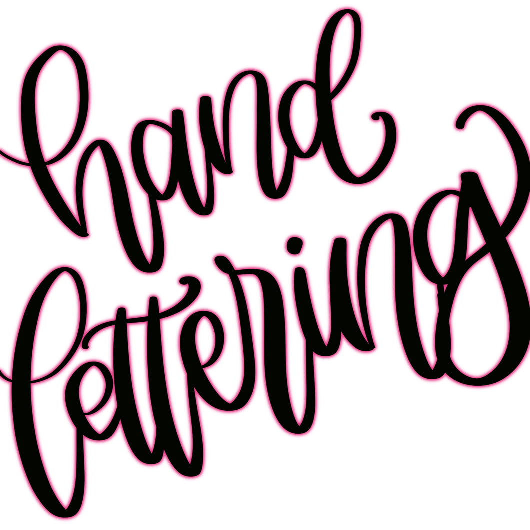 Hand Lettering Class - 9/27