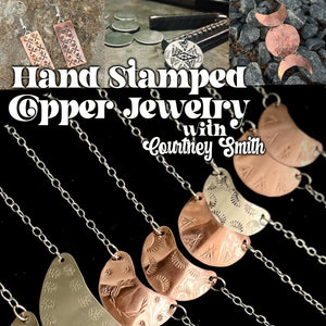 Hand Stamped Copper Jewelry  - 9/27